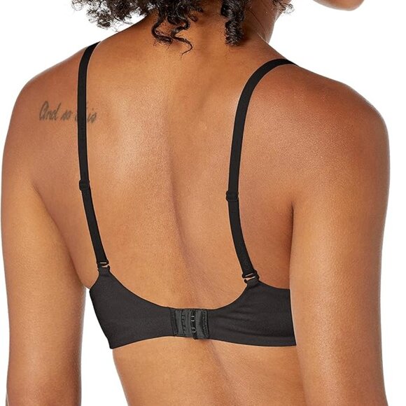 NWT Calvin Klein Push-up Plunge Bra Convertible Straps, Black, QP14280, Size 34C - Picture 2 of 6